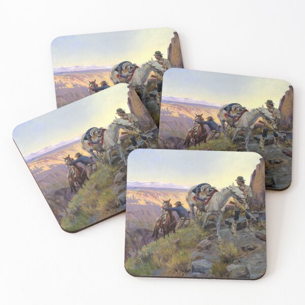 Item preview, “When Shadows Hint Death” by Charles M Russell designed and sold by PatricianneK.