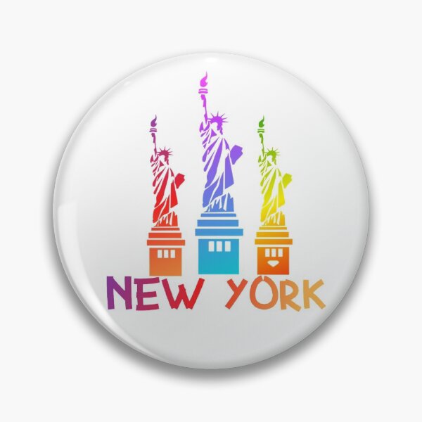 Item preview, STATUE OF LIBERTY AND NEW YORK IN GRADIENT COLORS-ADDICTED TO NEW YORK designed and sold by samArtline.