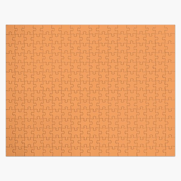 Faded Orange (solid color) Jigsaw Puzzle