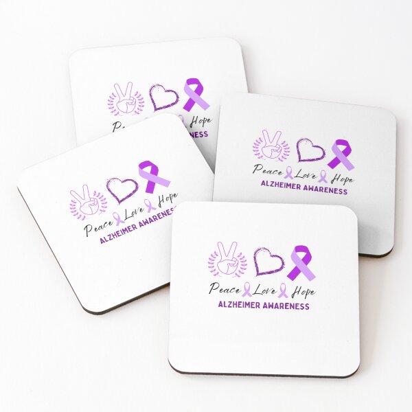 Item preview, Peace Love Alzheimer Awareness designed and sold by SportyDogShop.