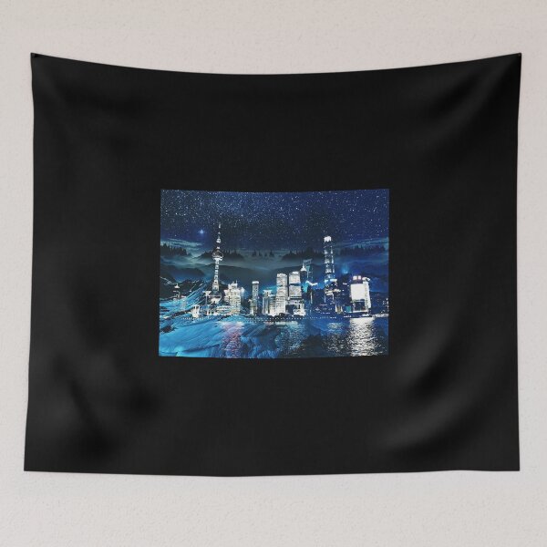 Item preview, Shanghai China Asia Asia Skyline designed and sold by BullDesignsShop.