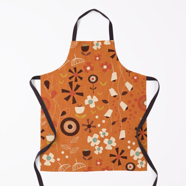 Item preview, 70s Spring Floral Orange designed and sold by susycosta.
