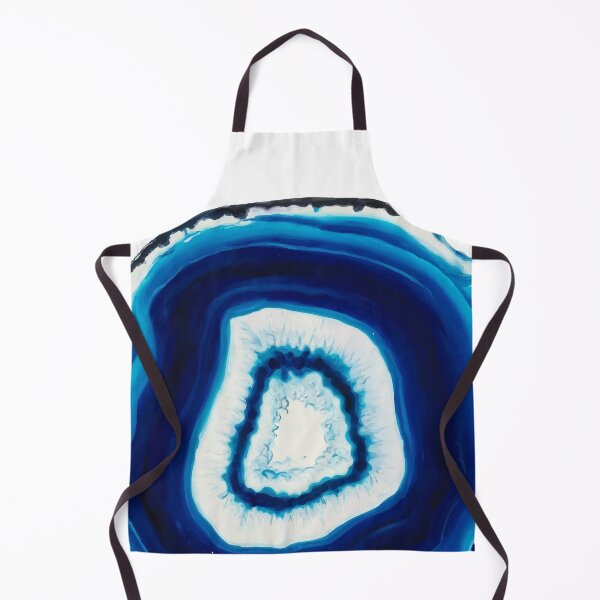 Item preview, Blue agate slice designed and sold by AlexGolyakov.