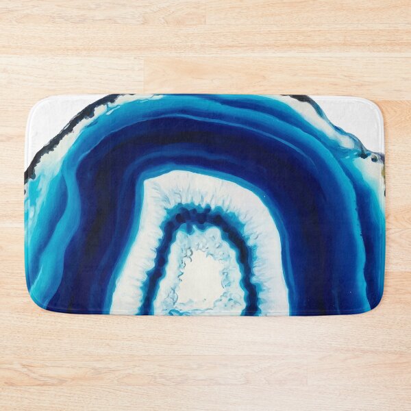 Item preview, Blue agate slice designed and sold by AlexGolyakov.