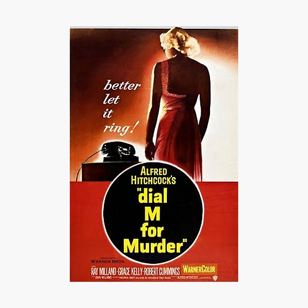 Dial M for Murder by Hitchcock Wallpaper Photographic Print