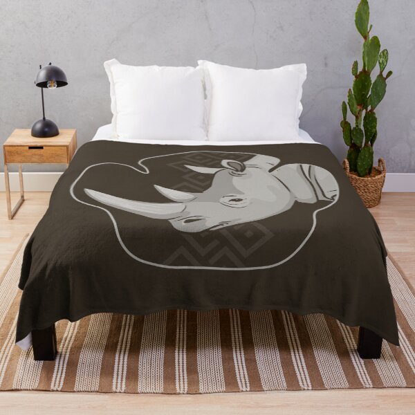 Item preview, Rhino Footprint Portrait - White Rhino designed and sold by ArtByBreah.