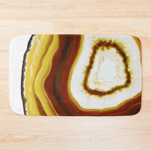 Item preview, Yellow agate slice designed and sold by AlexGolyakov.