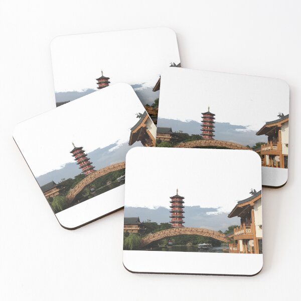 Item preview, Guilin China Asia Asia river pagoda designed and sold by BullDesignsShop.
