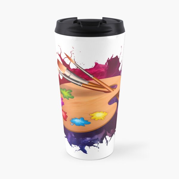 Artist Paint Palette Travel Mug