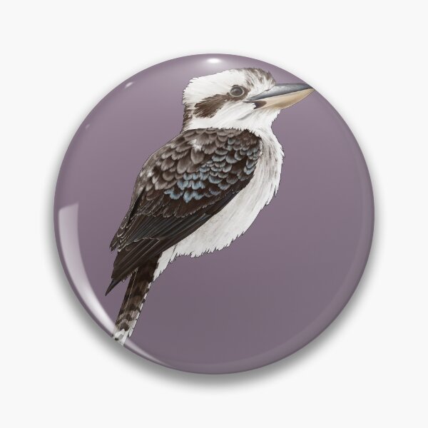 Item preview, Kookaburra on purple designed and sold by Moana Matron Designs.