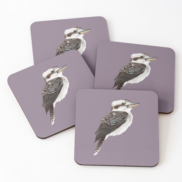 Item preview, Kookaburra on purple designed and sold by Moana Matron Designs.