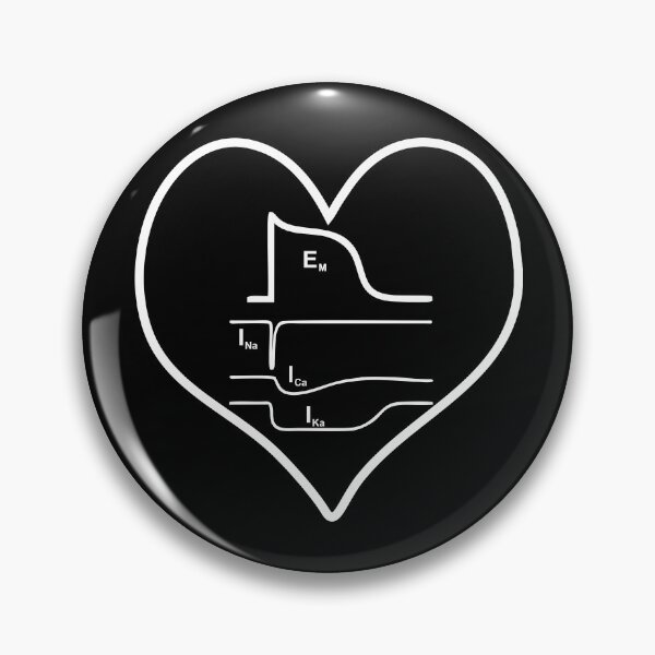 Item preview, Action potential - Heart, white designed and sold by RosArt100.