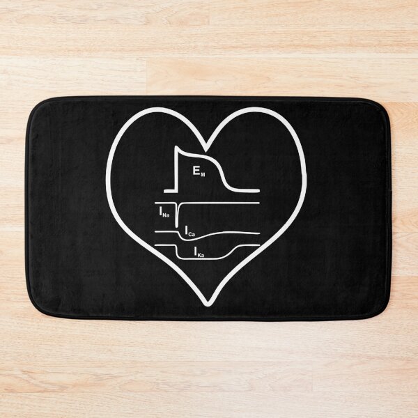 Item preview, Action potential - Heart, white designed and sold by RosArt100.