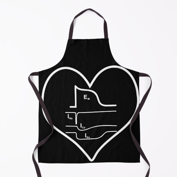 Item preview, Action potential - Heart, white designed and sold by RosArt100.