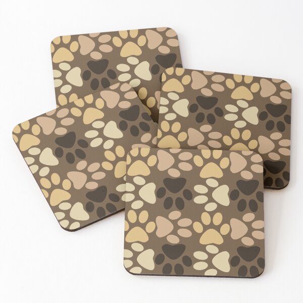 Item preview, Brown Paw Print Pattern  designed and sold by ironydesigns.