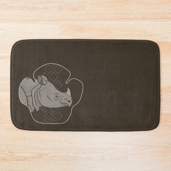 Item preview, Rhino Footprint Portrait - Javan Rhino designed and sold by ArtByBreah.