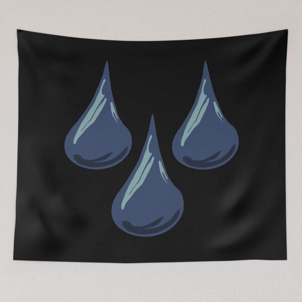 Item preview, Large teardrop pattern, best nature prints, beautiful designs for women designed and sold by Kirei-Lily.