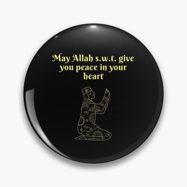 Item preview, May Allah s.w.t. give you peace in your heart designed and sold by uphustle.