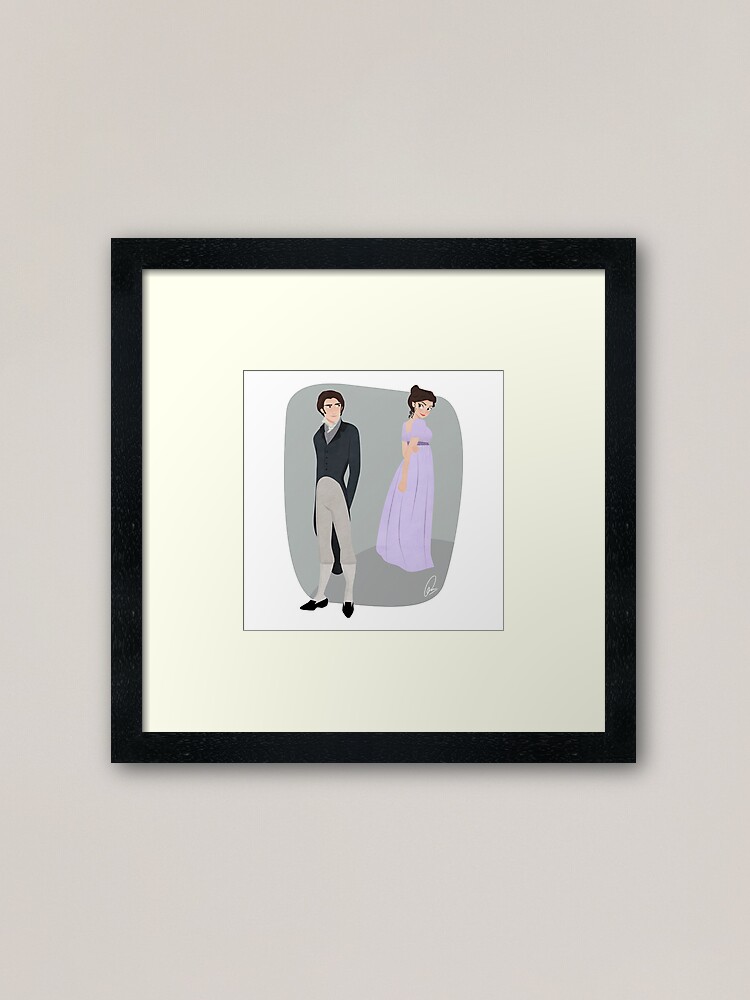 Darcy Jane Austen Movie ART PRINT Pride and Prejudice Quote illustration Mr
