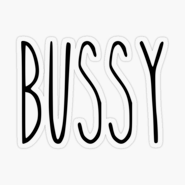 bussy rae dunn parody font | Essential T-Shirt