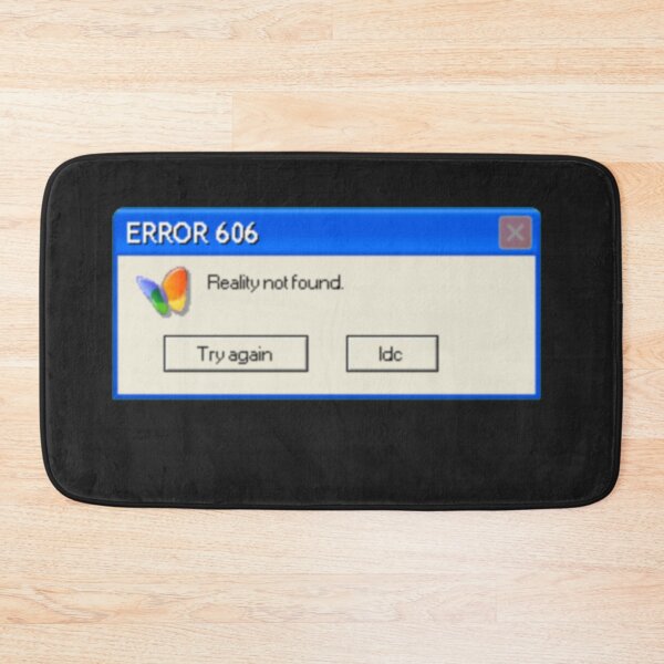 Item preview, Error Message: Reality Not Found designed and sold by KazsStickerShop.