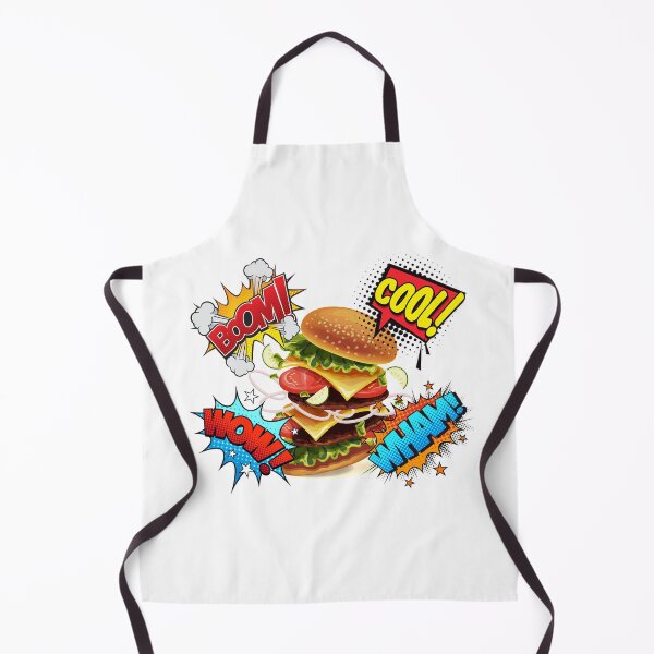 Item preview, Burger Hamburger Cheeseburger Fast Food Pop Art designed and sold by BullDesignsShop.