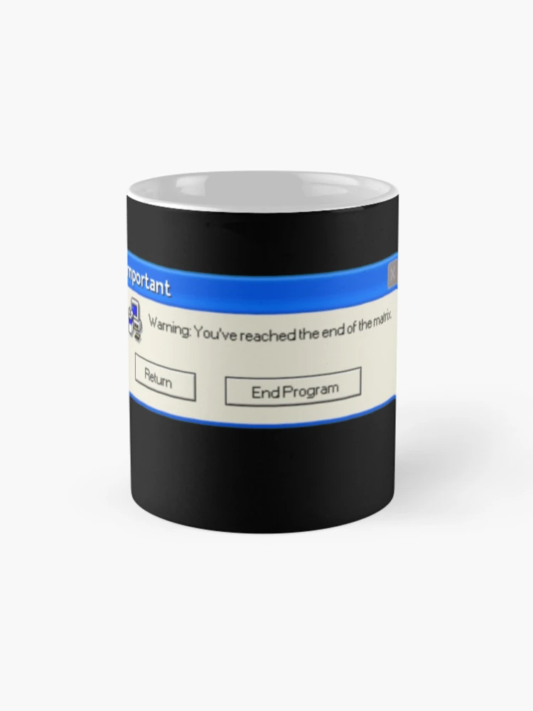 Thumbnail 4 of 6, Coffee Mug, Error Message: Matrix designed and sold by KazsStickerShop.