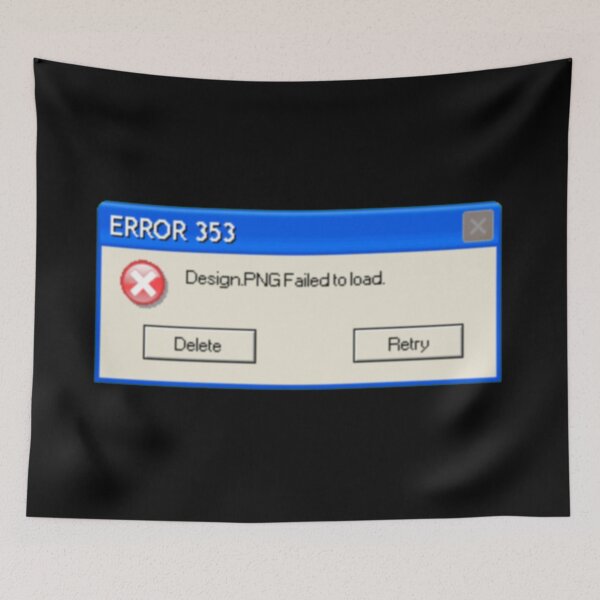 Item preview, Error Message: Design Failed designed and sold by KazsStickerShop.