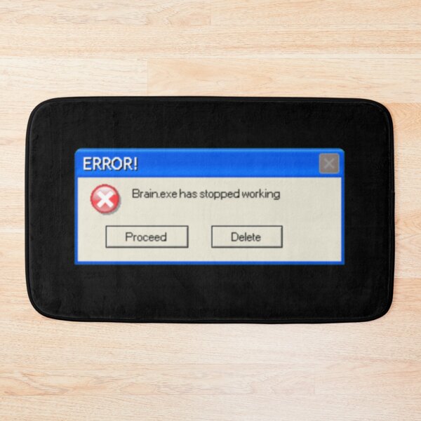 Item preview, Error Message: Brain designed and sold by KazsStickerShop.