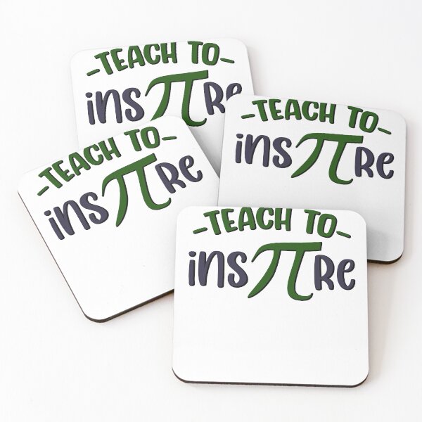 Item preview, Teach To Inspire, Math Teacher Gift designed and sold by FuntasticDez.