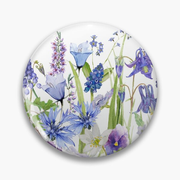Item preview, Scandinavian Wildflower Summer Meadow Botanical Garden designed and sold by UtArt.