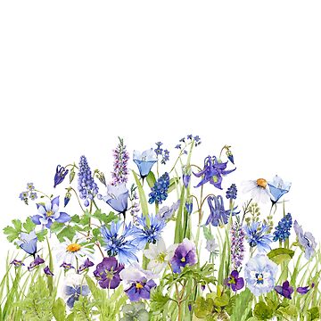 Aperçu de l'œuvre Jardin botanique scandinave Wildflower Summer Meadow de UtArt