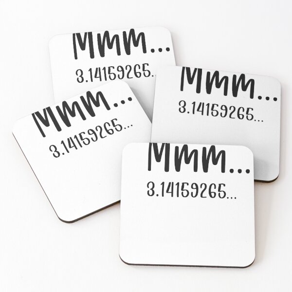 Item preview, Mmm... 3.14 (Pi), Funny Math Gift designed and sold by FuntasticDez.