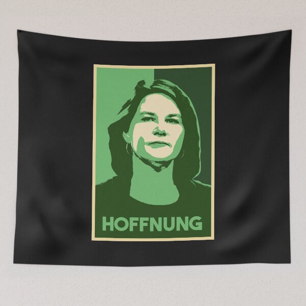 Item preview, Baerbock Grüne Kanzlerin 2021 Bundeskanzlerin Bundestagswahl Hoffnung 2 designed and sold by TheAplus.