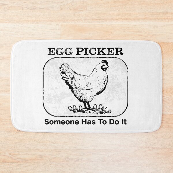 Item preview, Chicken Farm Egg Picker Black designed and sold by Eduardo Tavares.