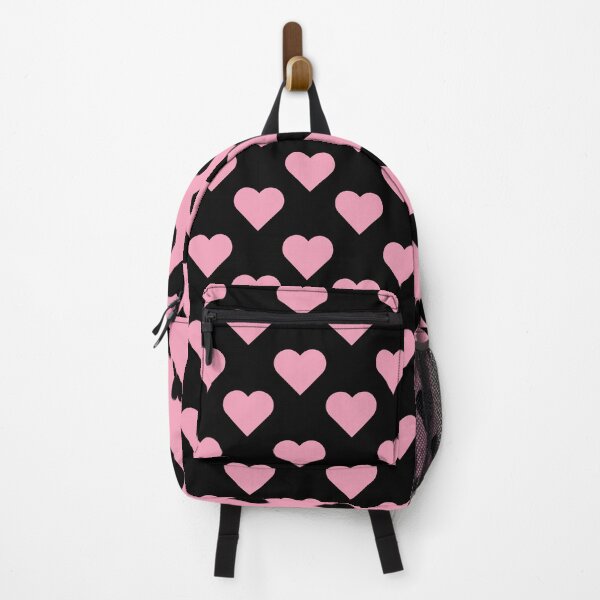 Item preview, Black & Pink Crazy Hearts designed and sold by OddPop.