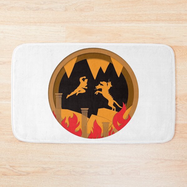 Item preview, Hercules Versus Cerberus Twelfth Labor Paper Cutout designed and sold by KrisSidDesigns.