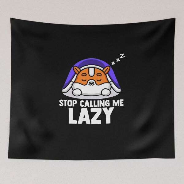 Item preview, Stop Calling Me Lazy Hamster Bedding Hamster Lover Kawaii designed and sold by Nessshirts.