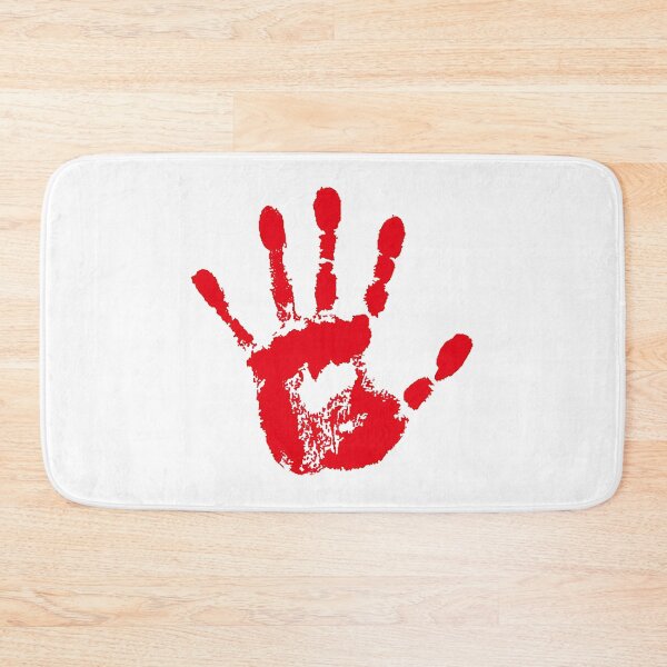 Item preview, Red handprint Sign (stop) designed and sold by Omaren Designs.