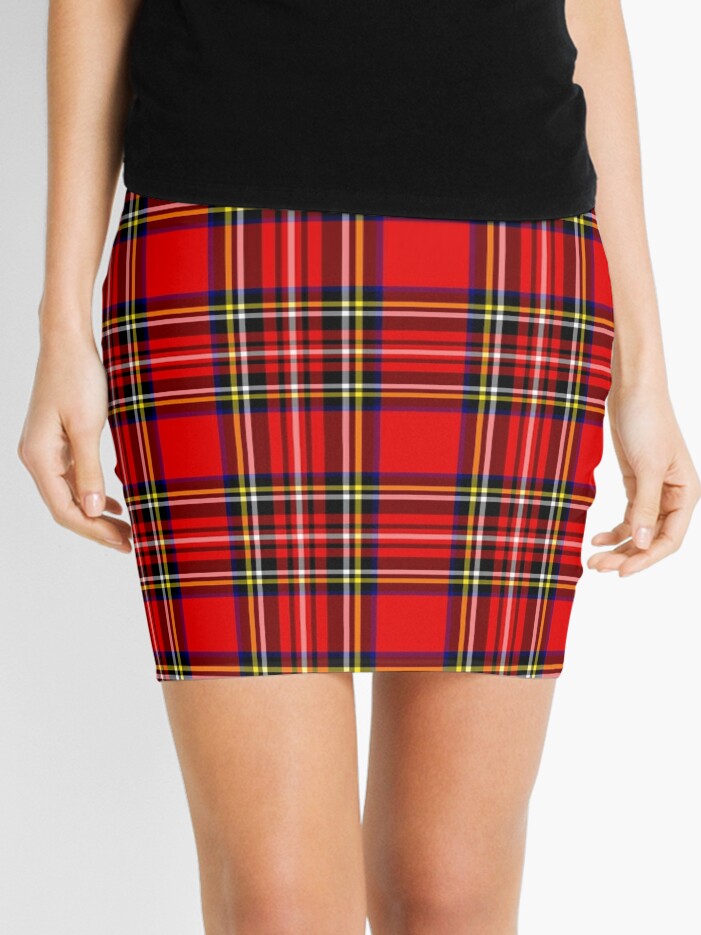 red mini kilt