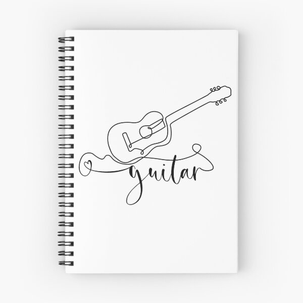 Item preview, i love my guitar, musical instrument line drawing designed and sold by TrueType.