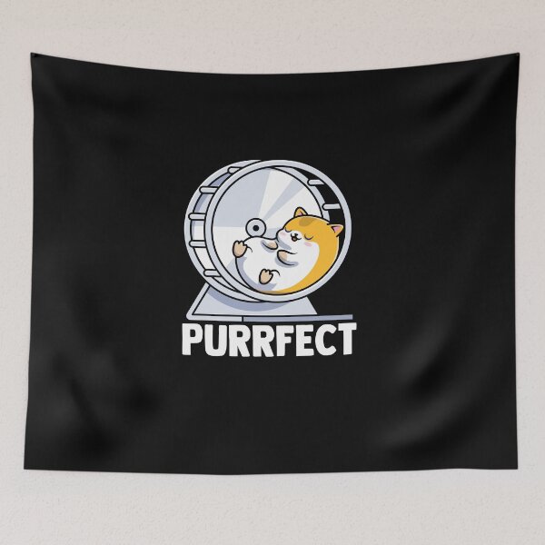Item preview, Purrfect Hamster Wheel Hamster Ball Hamster Lover designed and sold by Nessshirts.