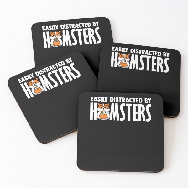Item preview, Easily Distracted By Hamsters Hamster Owner Hamster Lover designed and sold by Nessshirts.