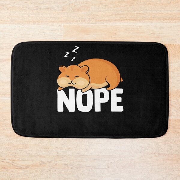 Item preview, Nope Sleeping Hamster Hamster Owner Hamster Lover designed and sold by Nessshirts.