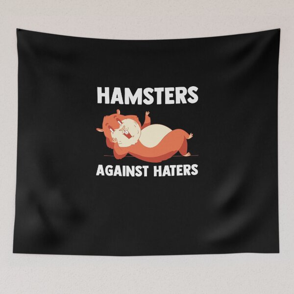 Item preview, Hamsters Against Haters Hamster Fans Hamster Lover designed and sold by Nessshirts.