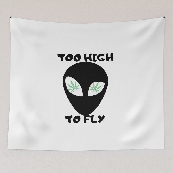 Item preview, TOO HIGH TO FLY | Smart Successful Stoner | We Are The Universe designed and sold by AlfaEcho.