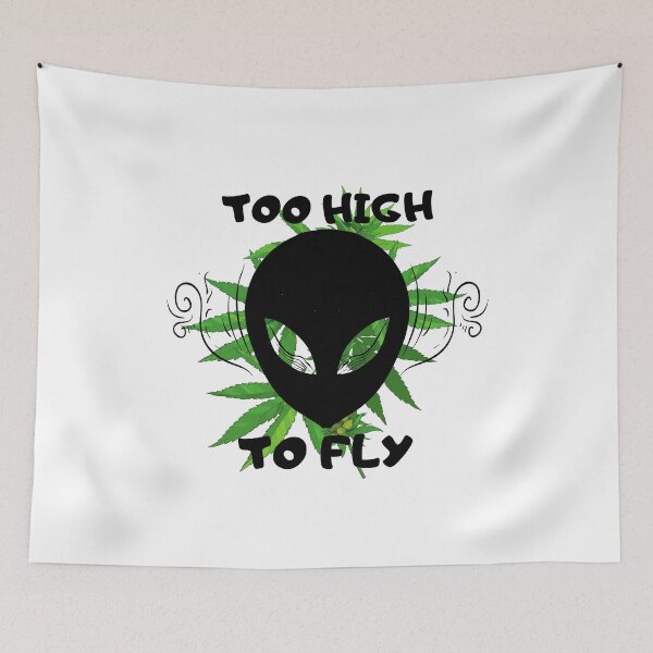 Item preview, TOO HIGH TO FLY | Smart Successful Stoner | We Are The Universe designed and sold by AlfaEcho.
