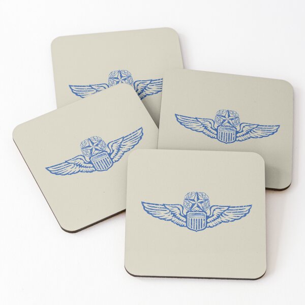 Item preview, US Command Pilot Vintage Blue designed and sold by Royal-Elite.