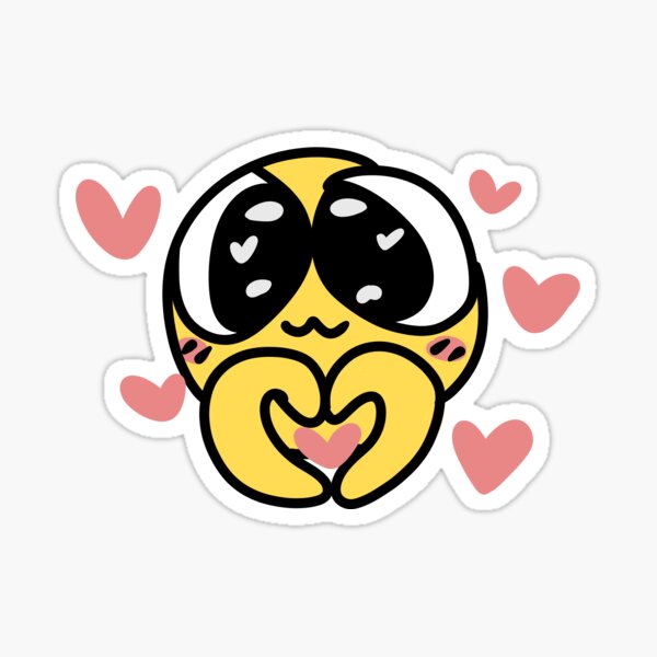 wholesome emoji Sticker for Sale by badx-0