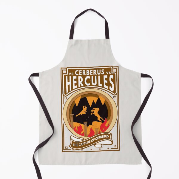 Item preview, Hercules Versus Cerberus Twelfth Labor Paper Cutout Boxing Style designed and sold by KrisSidDesigns.